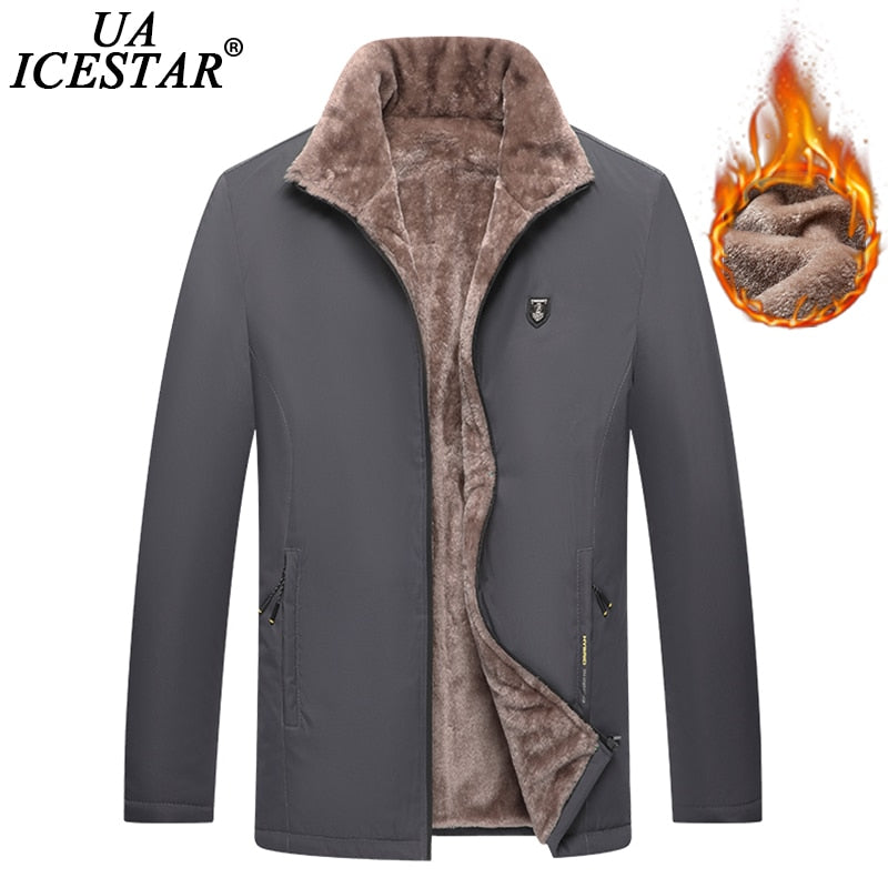 Classic Casual Fashion Jacket Men Brand 2022 Winter Fleece Warm Windbreaker Men Coat Waterproof Parkas Men Jacket Large Size 8Xl