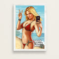 GTA bikinis hölgyek -  poszterek