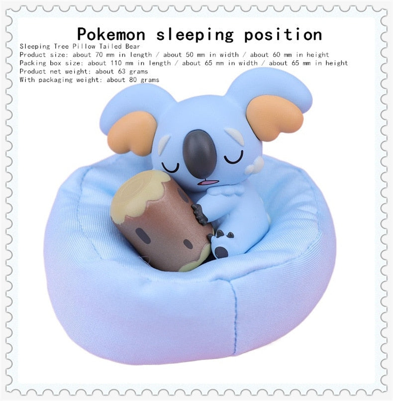 Pokémon alvó figurák