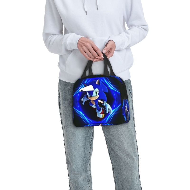 Sonic uzsonnahordó táska