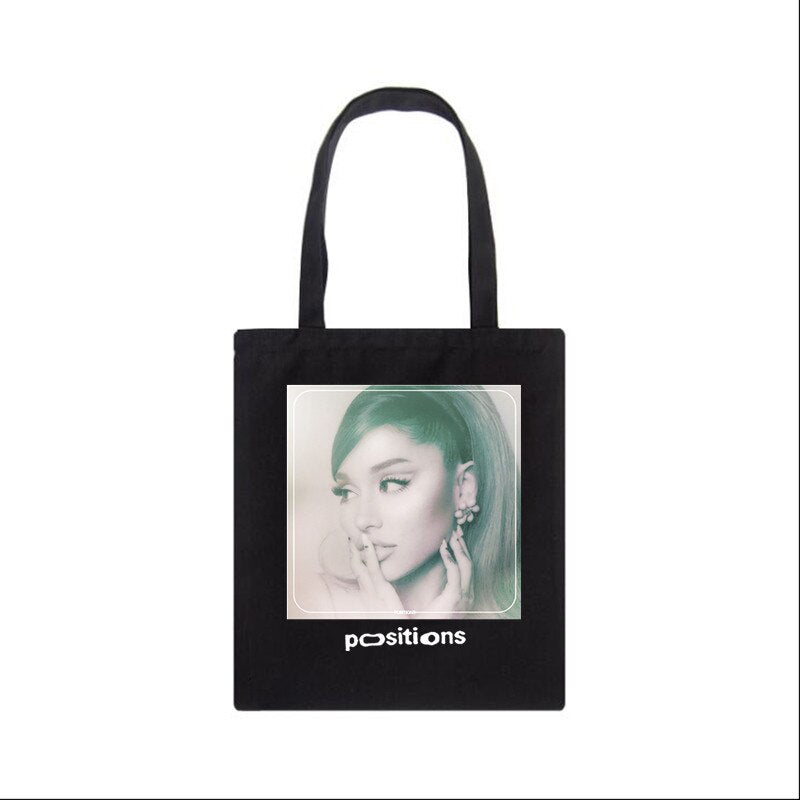 Női Ariana Grande vászon bevásárlótáska