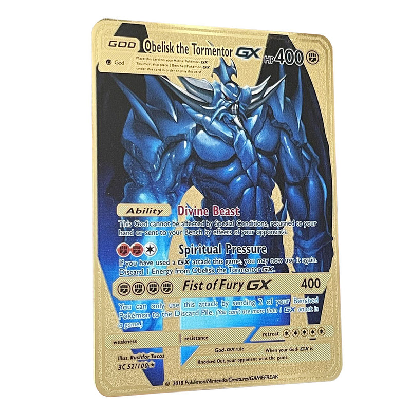 Pokémon Ra GX aranykártyák