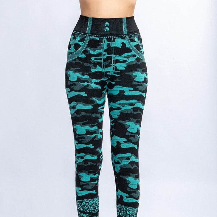 Sportos, mintás leggings