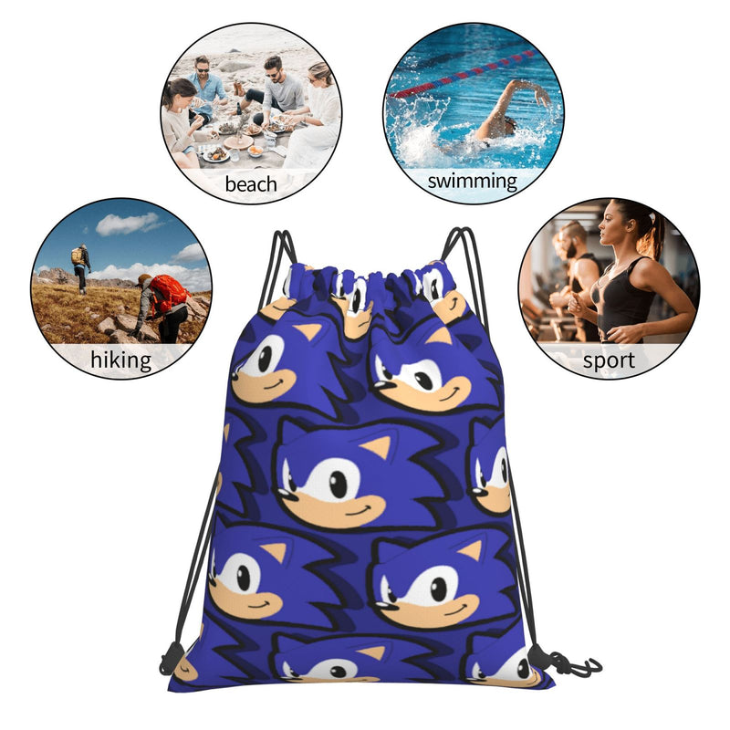 Sonic 4 Backpack Backpack Fabric Woman Backpack Shoe Bag For Children Makeup Bag Bags Custom Backpack Drawstring Bags Cord Bag