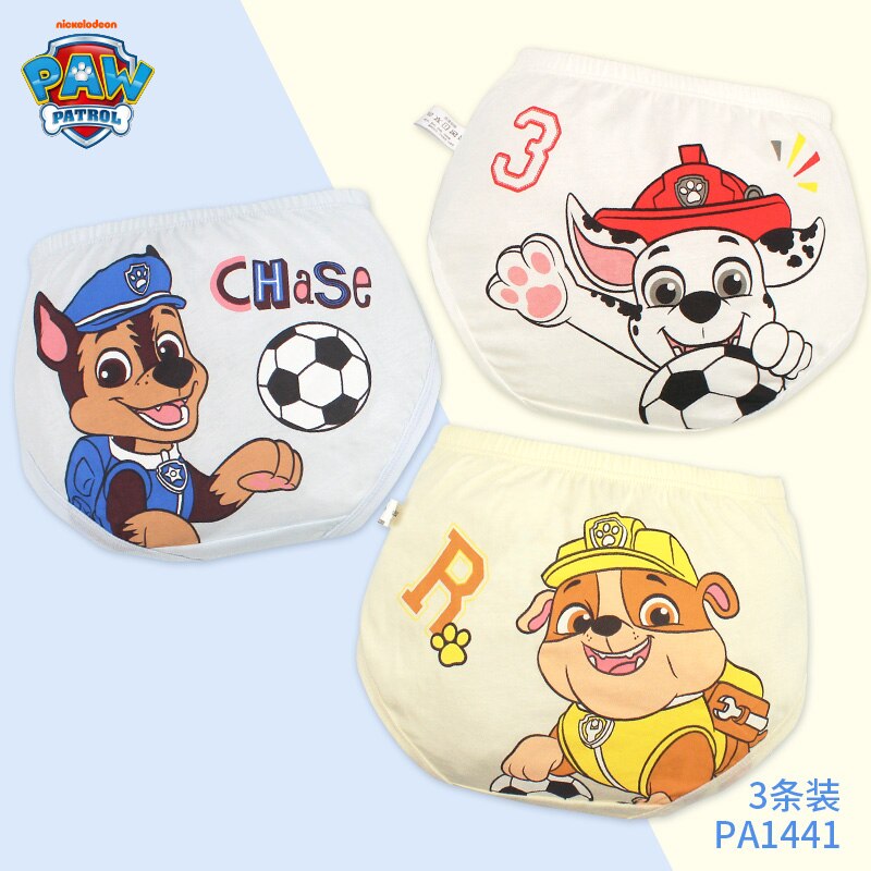 4PCS PAW Patrol Baby Girl Boy Toy Panties Kids Underwear Children&