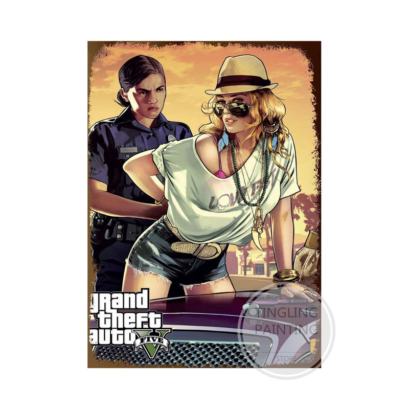 Grand Theft Auto poszter dekoráció