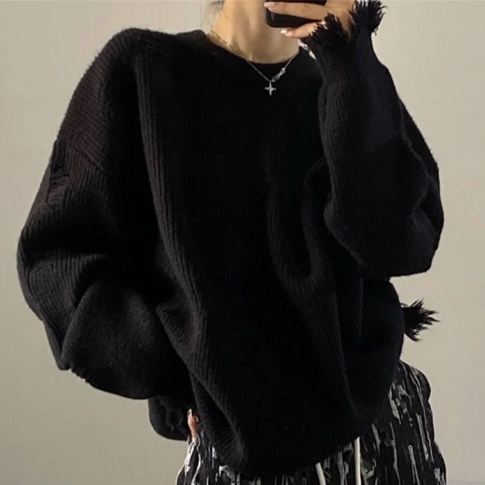 Gótikus stílusú, női pulóver