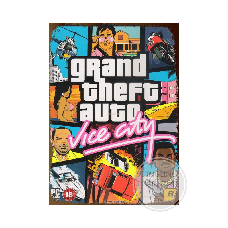 Grand Theft Auto poszter dekoráció