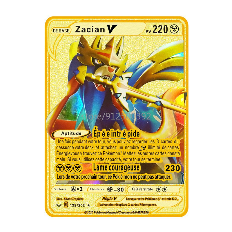 Pokémon GX Vmax fémkártyák