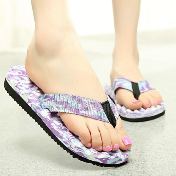 Női színes flip flops