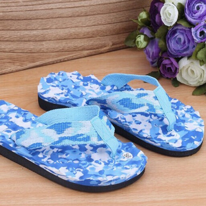 Női színes flip flops