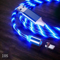 Mágneses LED fényes USB-kábel