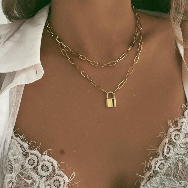 Női vintage arany nyaklánc