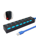 Mini USB elosztó LED fényes