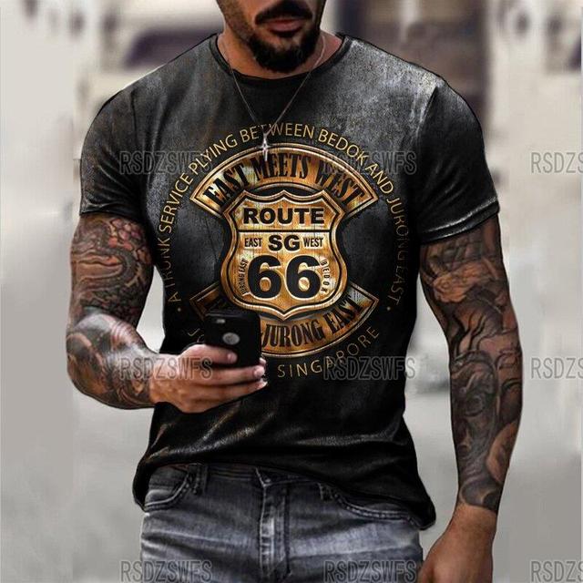 Férfi póló Route 66 (Kiárusítás)