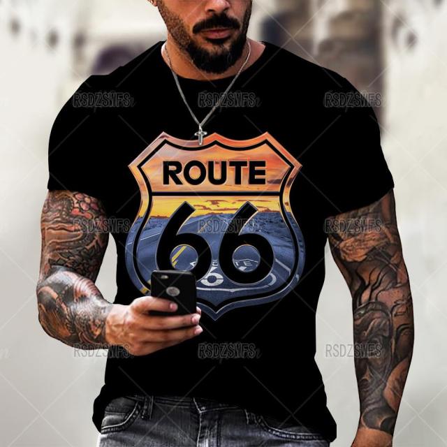 Férfi póló Route 66 (Kiárusítás)